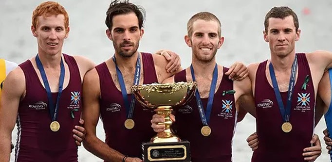 a man won in Queensland Rowing